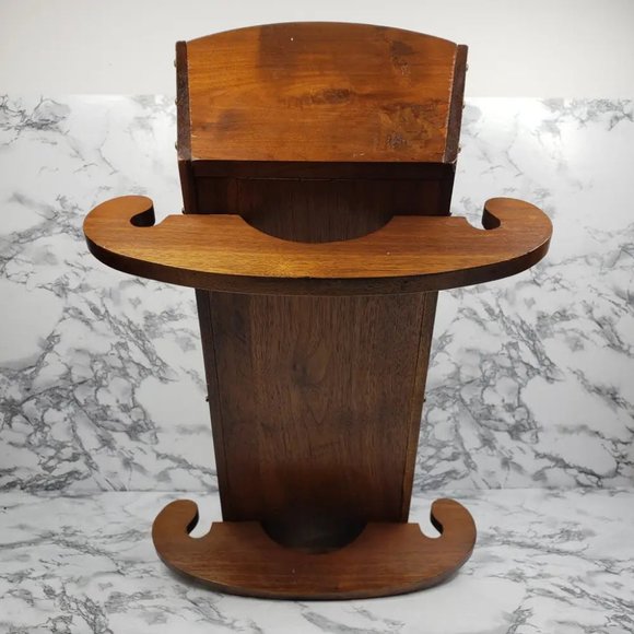 Doll Cradle Solid Wood Handmade Antique - Picture 8 of 9